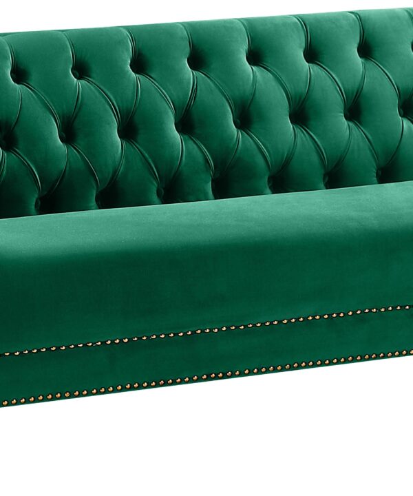 Michelle Green Velvet Sofa - Luxe Home Furnishings (Jersey City, NJ)