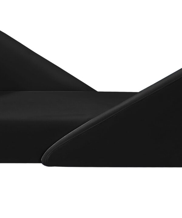 Nolan Black Velvet Chaise - Luxe Home Furnishings (Jersey City, NJ)
