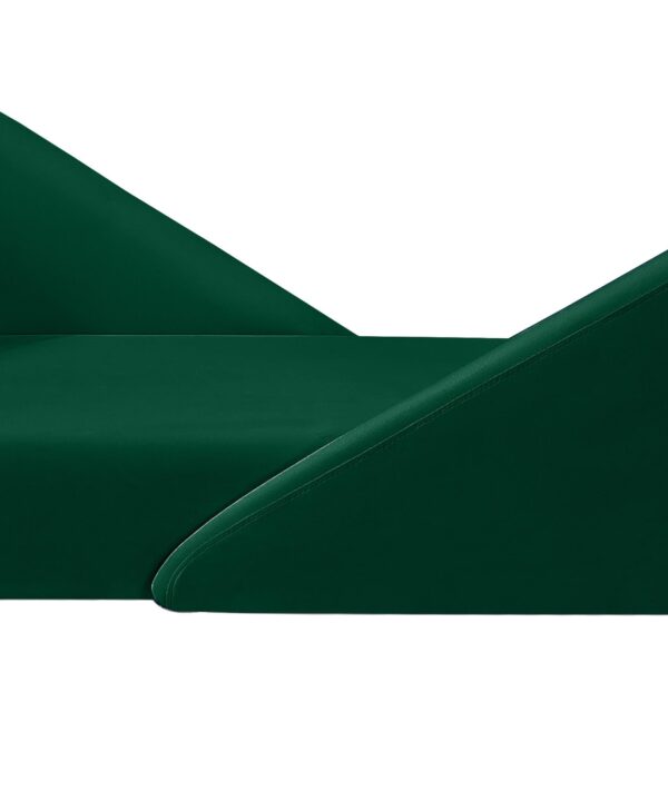 Nolan Green Velvet Chaise - Luxe Home Furnishings (Jersey City, NJ)