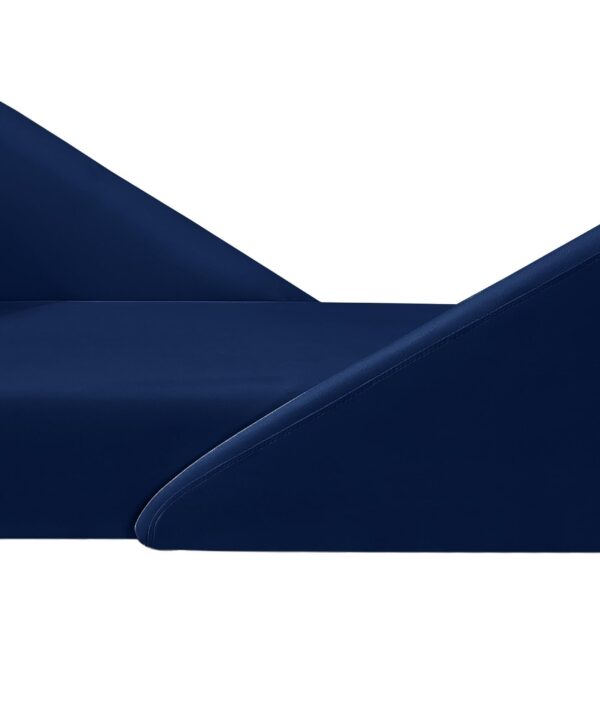 Nolan Navy Velvet Chaise - Luxe Home Furnishings (Jersey City, NJ)