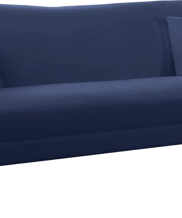 Hermosa Navy Velvet Sofa - Luxe Home Furnishings (Jersey City, NJ)