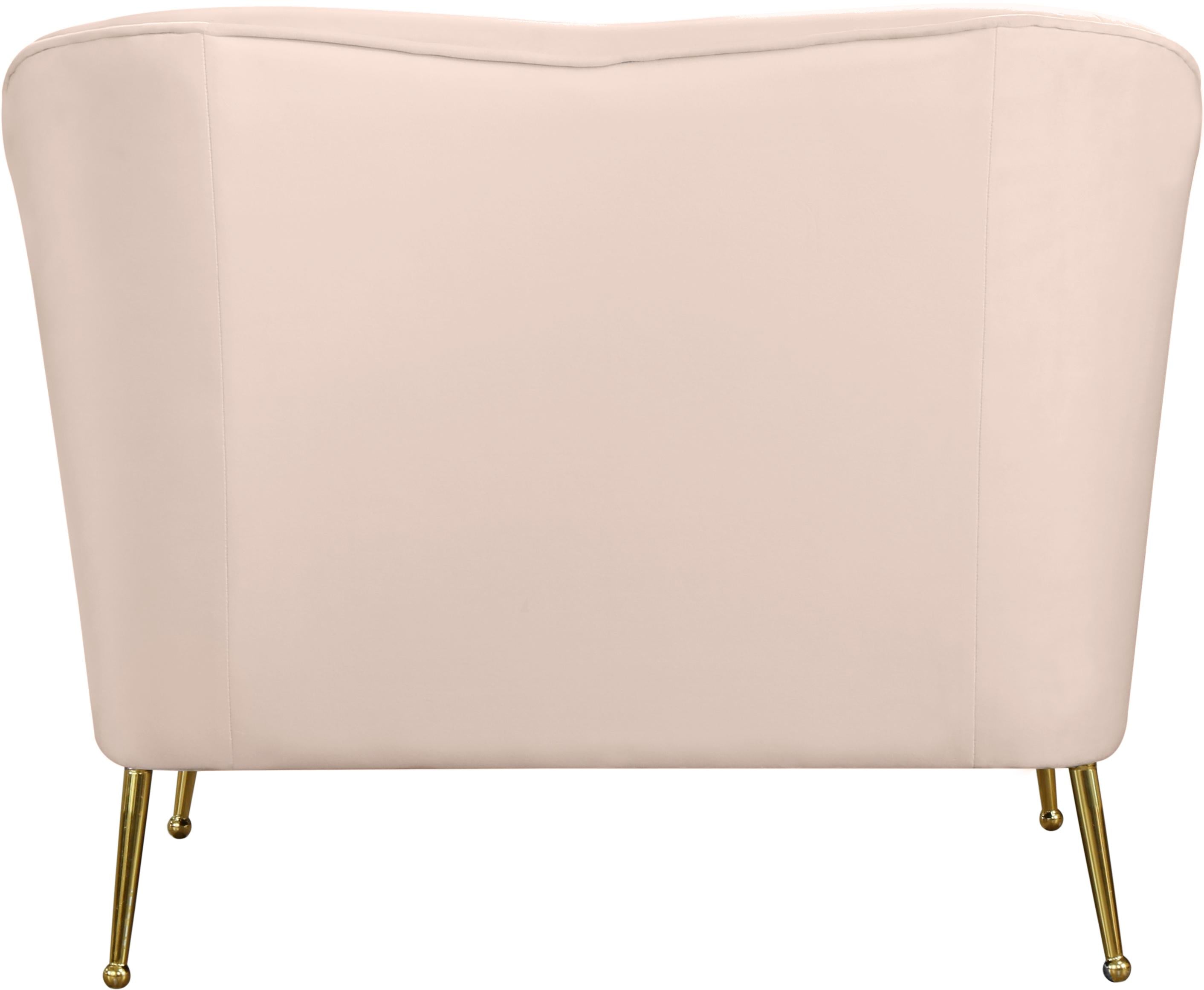 Hermosa Pink Velvet Chair - Luxe Home Furnishings (Jersey City, NJ)