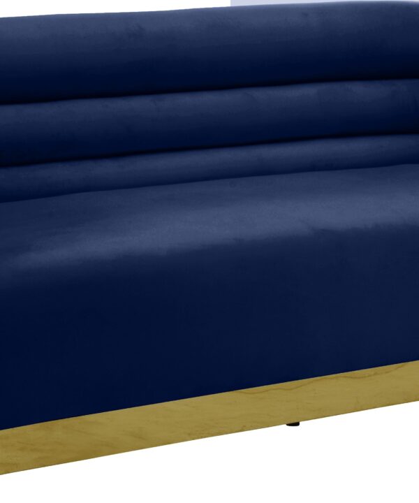 Bellini Navy Velvet Sofa - Luxe Home Furnishings (Jersey City, NJ)