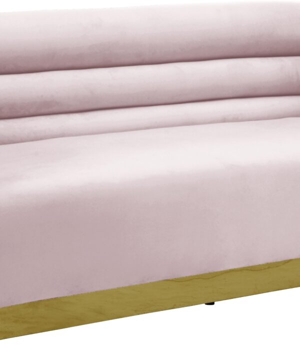 Bellini Pink Velvet Sofa - Luxe Home Furnishings (Jersey City, NJ)