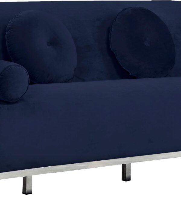 Opal Navy Velvet Sofa - Luxe Home Furnishings (Jersey City, NJ)