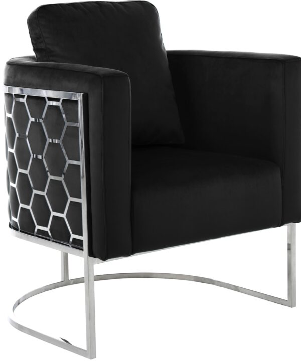 Casa Black Velvet Chair