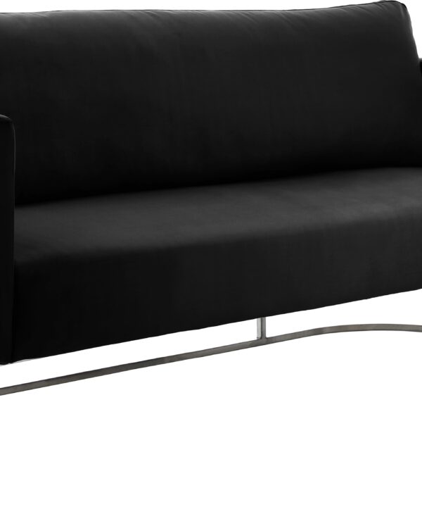 Casa Black Velvet Sofa
