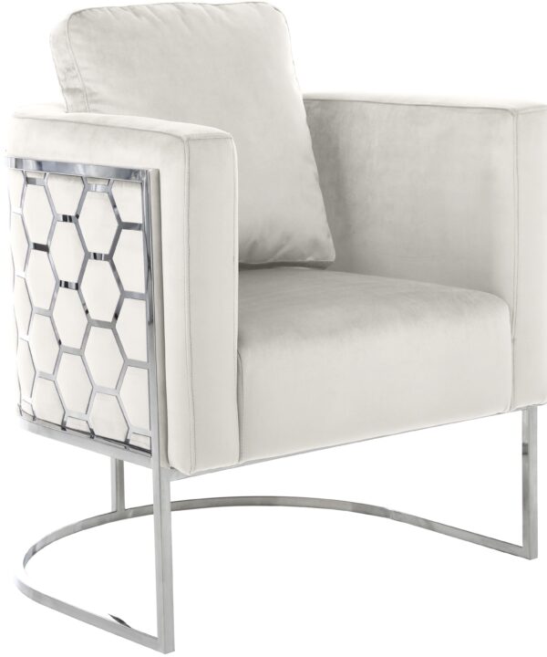 Casa Cream Velvet Chair