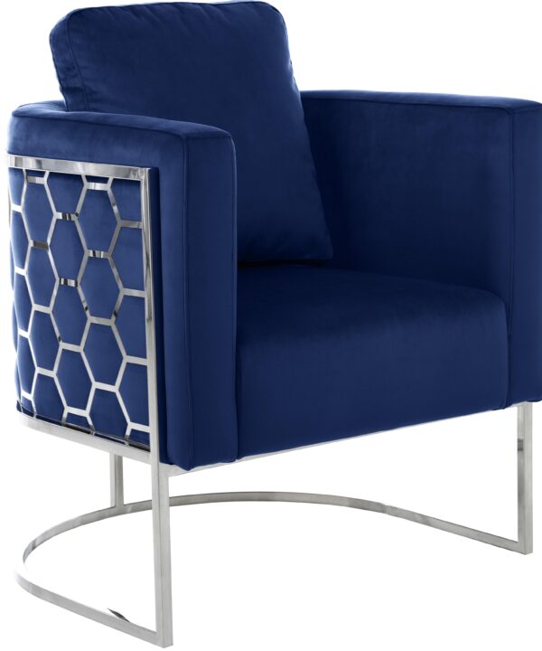 Casa Navy Velvet Chair