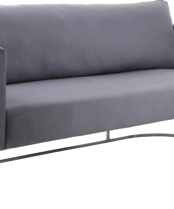 Casa Grey Velvet Sofa