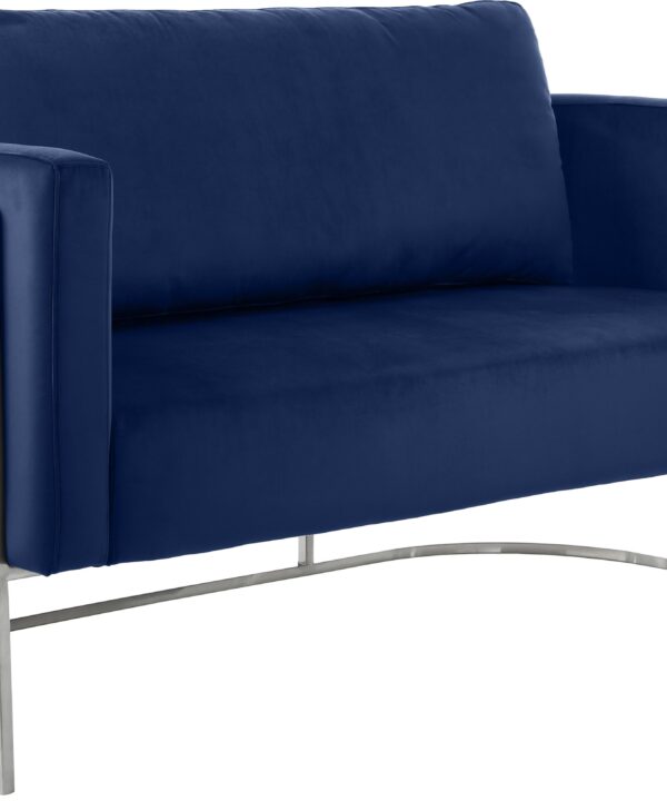 Casa Navy Velvet Loveseat