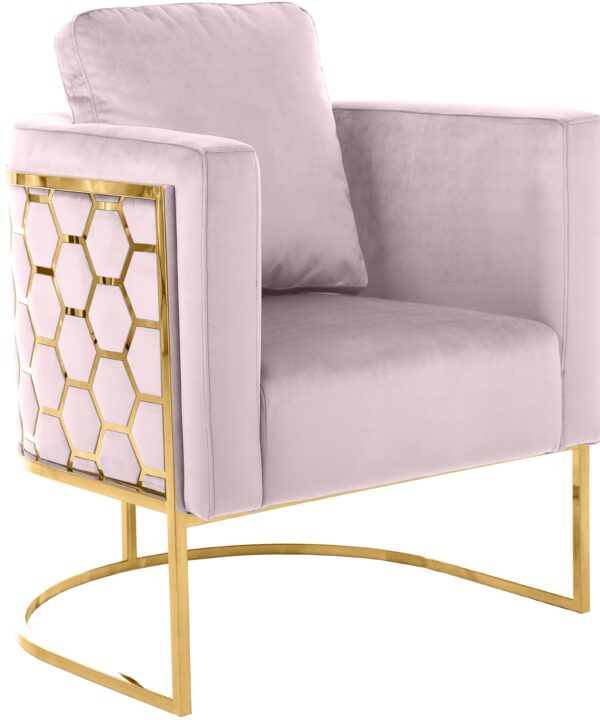 Casa Pink Velvet Chair