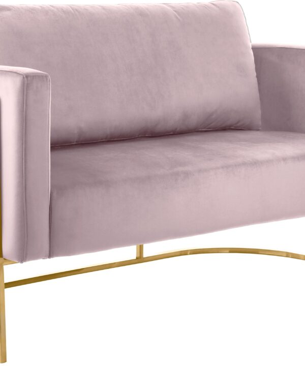 Casa Pink Velvet Loveseat