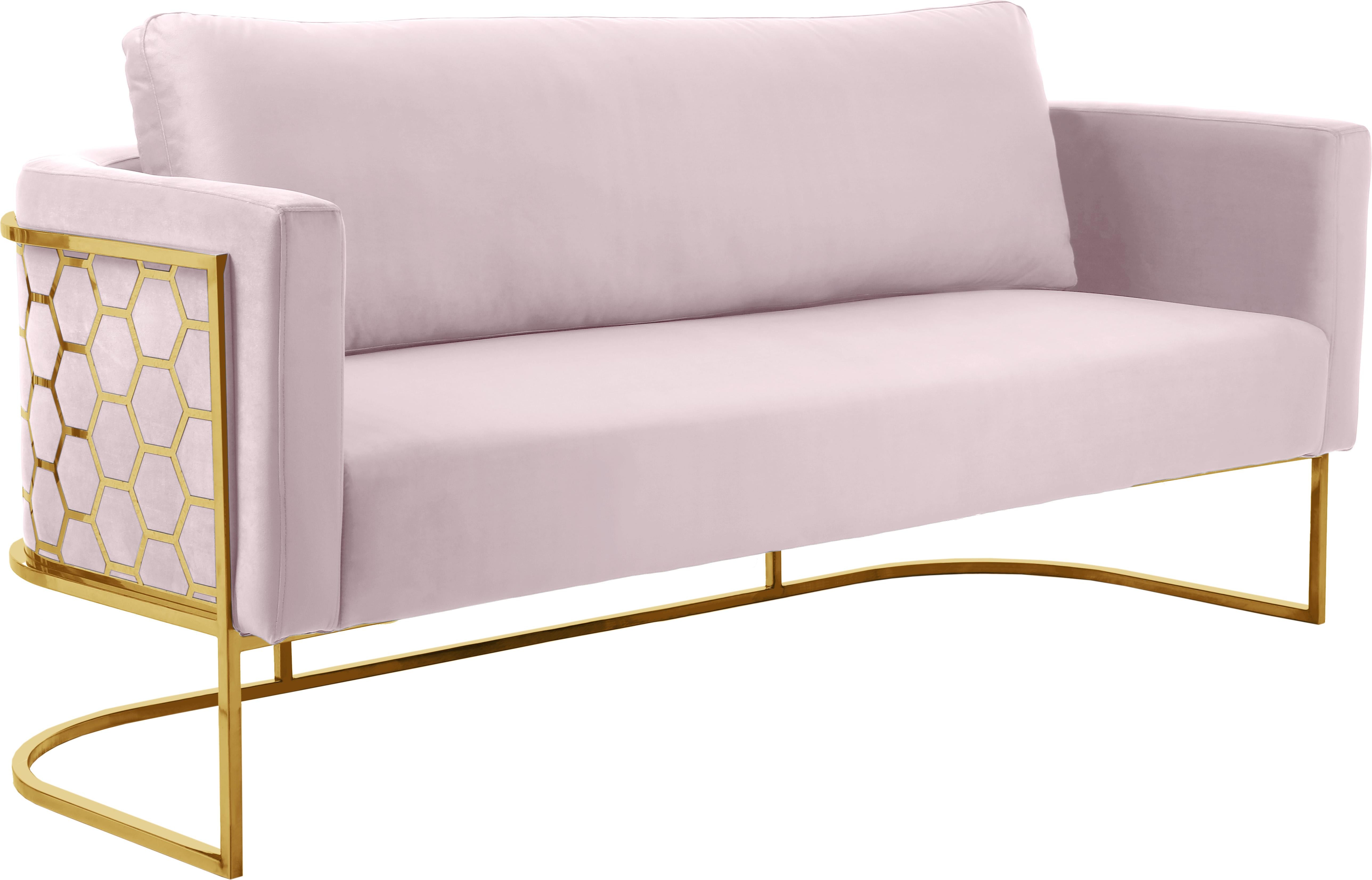 Casa Pink Velvet Sofa - Luxe Home Furnishings (Jersey City, NJ)