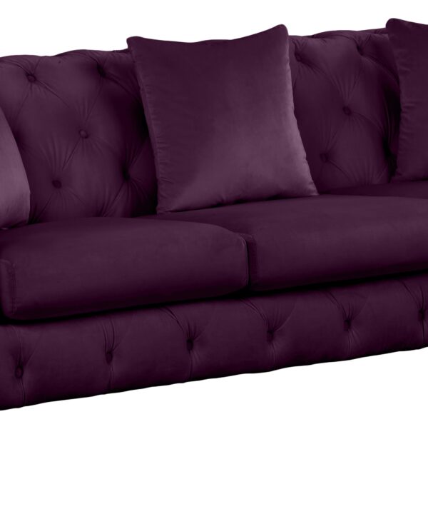 Kingdom Purple Velvet Sofa - Luxe Home Furnishings (Jersey City, NJ)