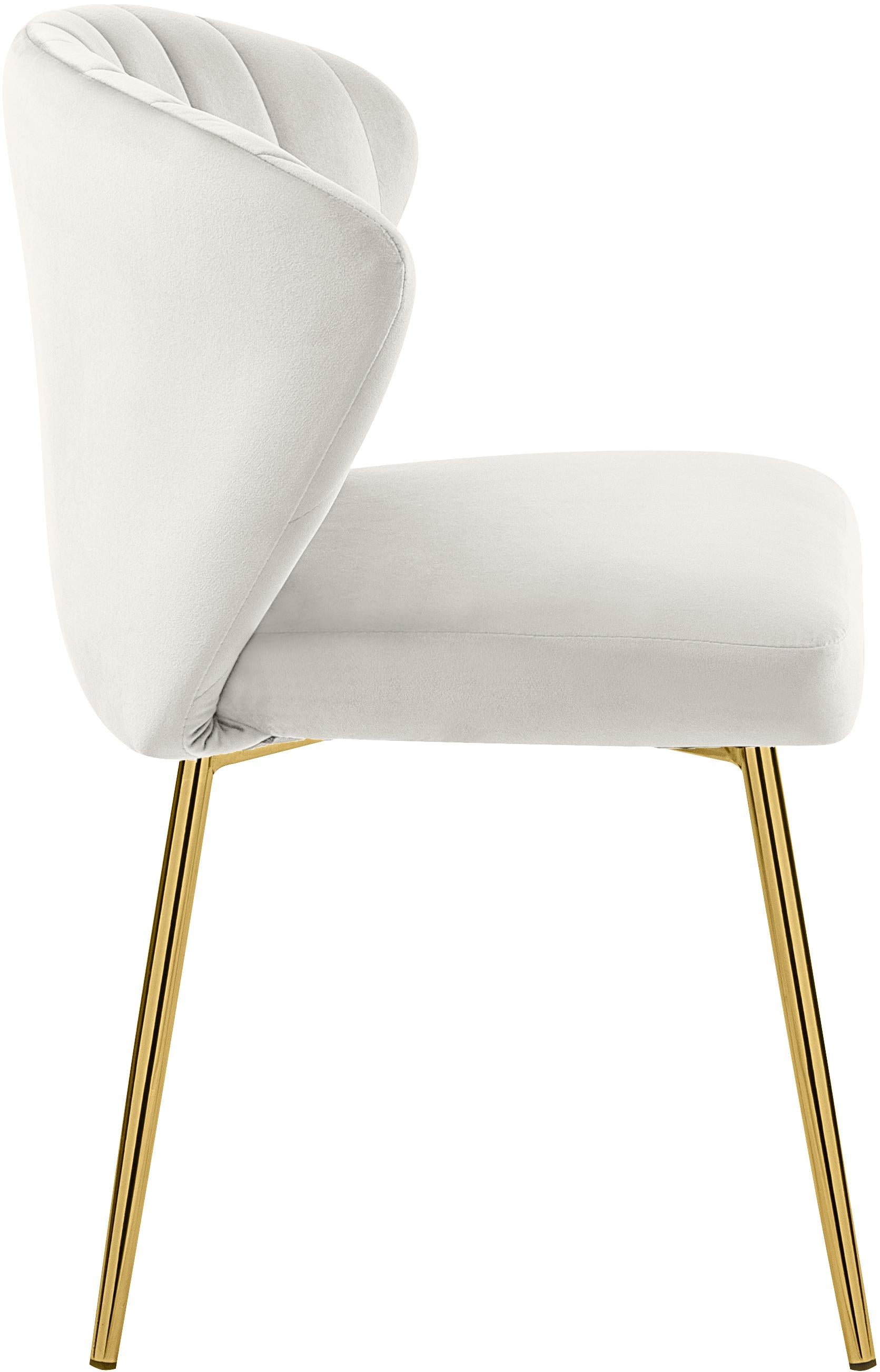 Finley Cream Velvet Dining Chair - Luxe Home Furnishings (Jersey City, NJ)