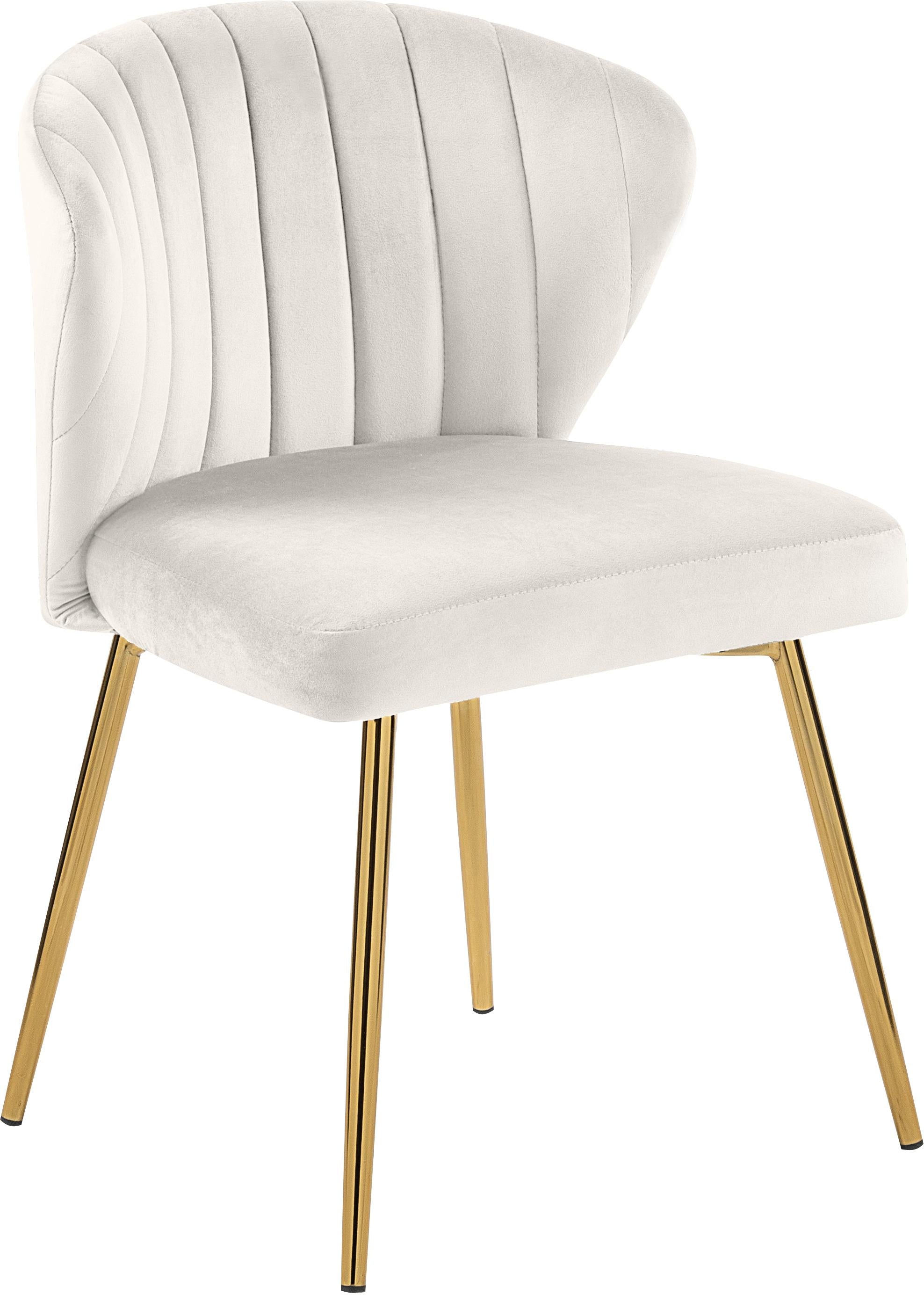 Finley Cream Velvet Dining Chair - Luxe Home Furnishings (Jersey City, NJ)