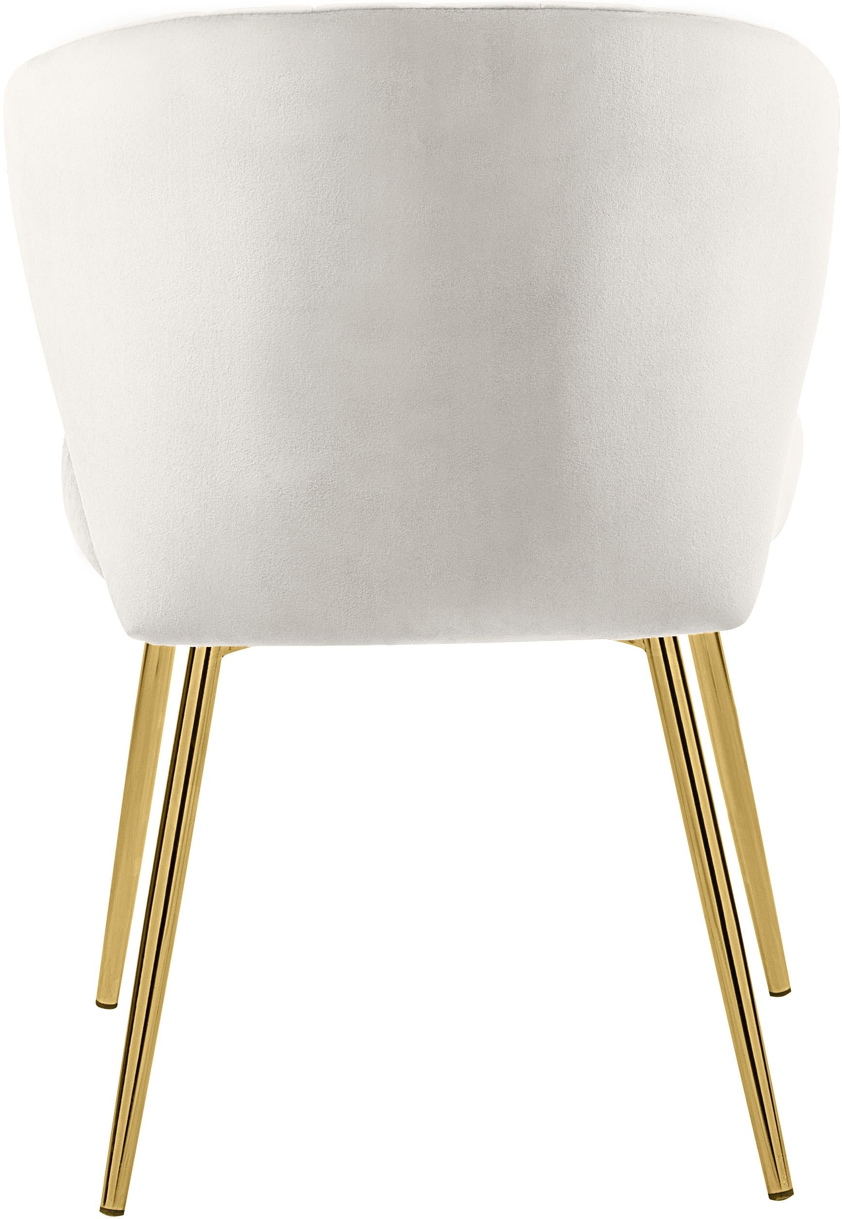 Finley Cream Velvet Dining Chair - Luxe Home Furnishings (Jersey City, NJ)