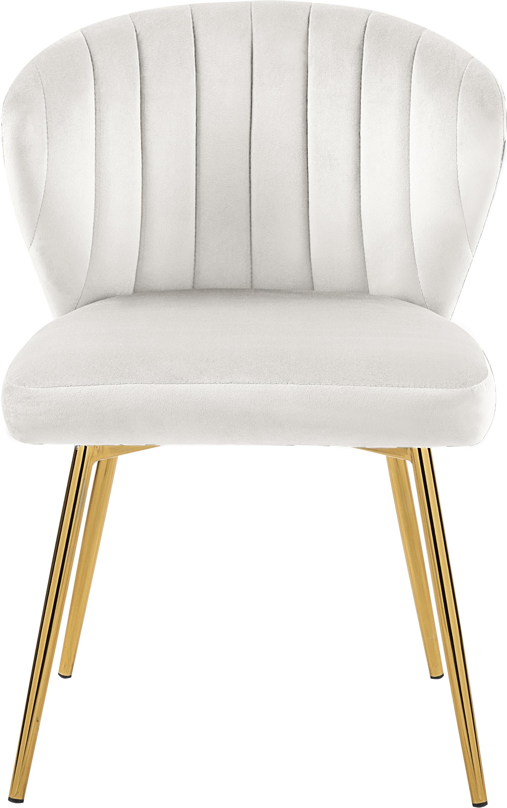 Finley Cream Velvet Dining Chair - Luxe Home Furnishings (Jersey City, NJ)
