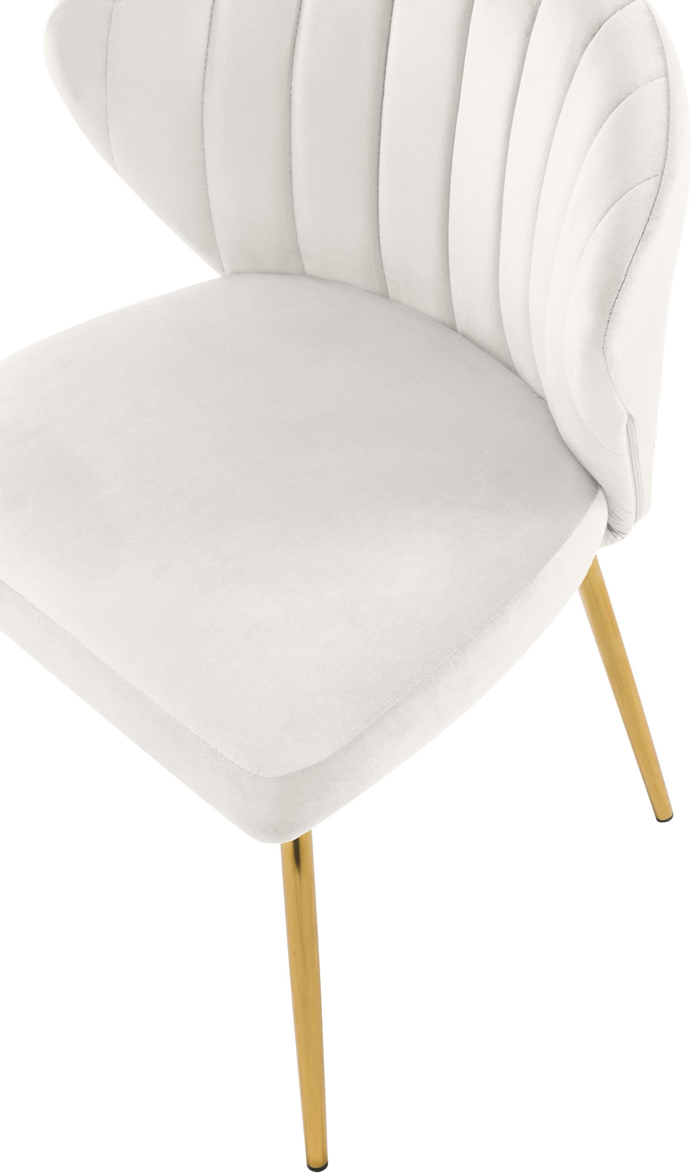Finley Cream Velvet Dining Chair - Luxe Home Furnishings (Jersey City, NJ)