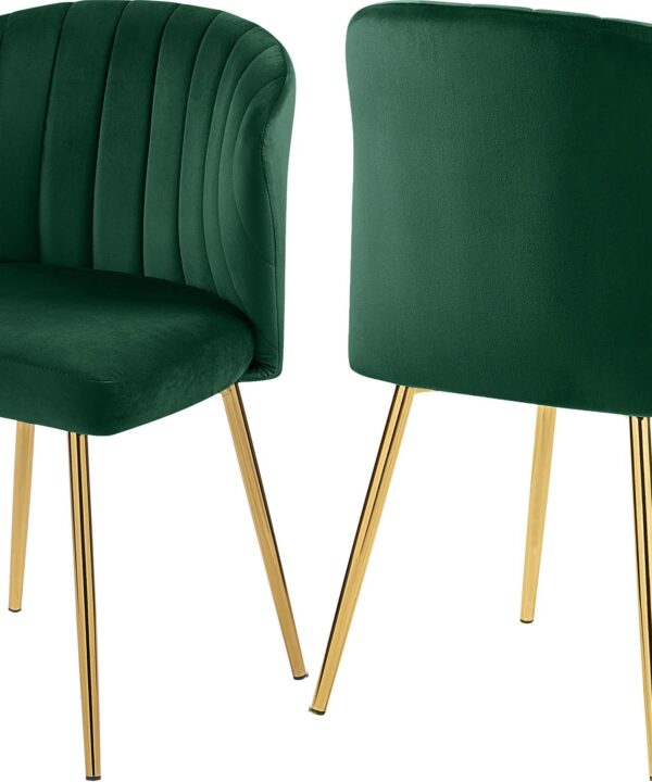Finley Green Velvet Dining Chair - Luxe Home Furnishings (Jersey City, NJ)