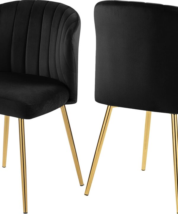 Finley Black Velvet Dining Chair - Luxe Home Furnishings (Jersey City, NJ)