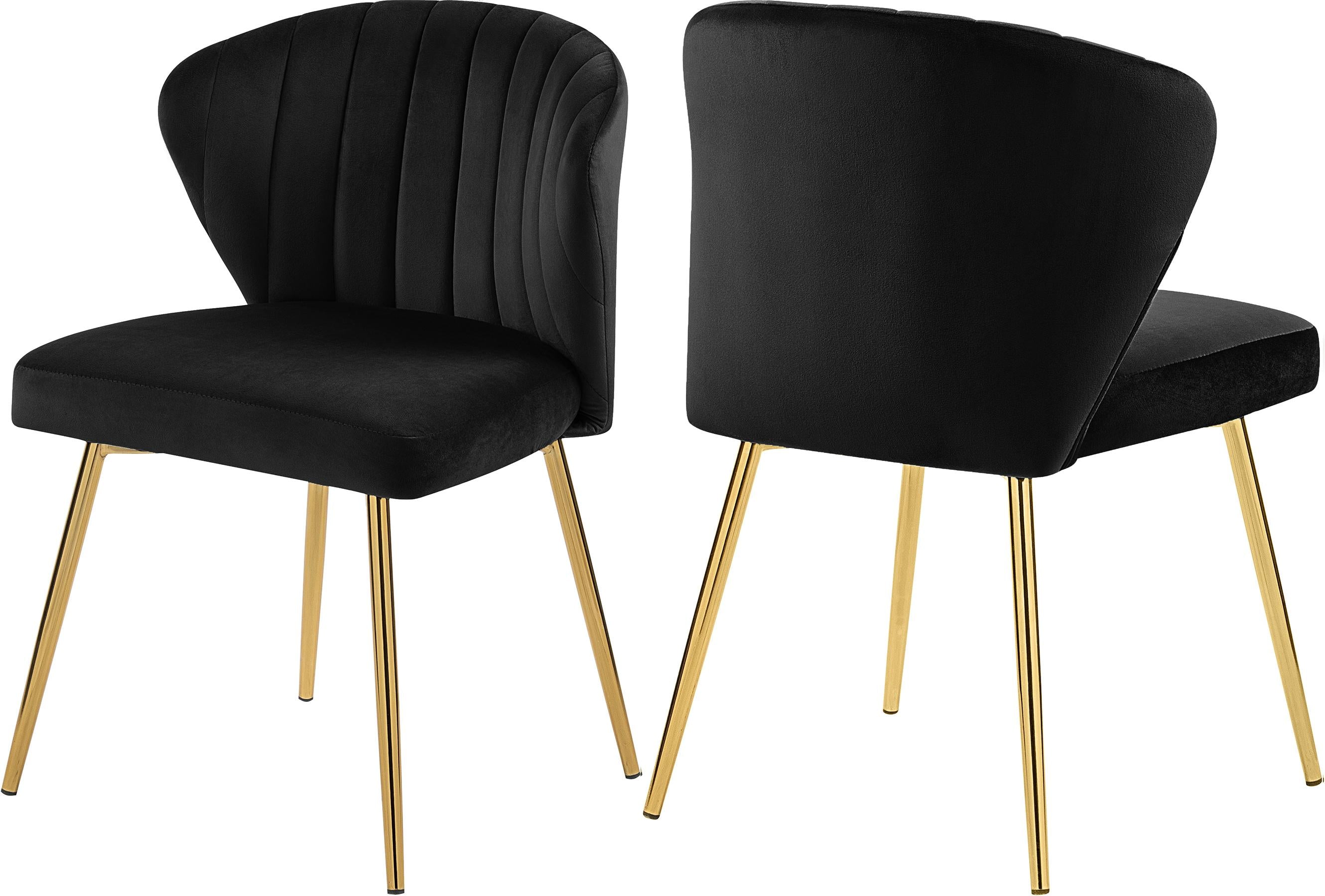 Finley Black Velvet Dining Chair - Luxe Home Furnishings (Jersey City, NJ)