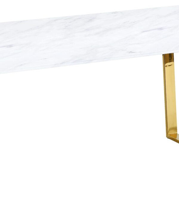 Cameron Gold Dining Table - Luxe Home Furnishings (Jersey City, NJ)