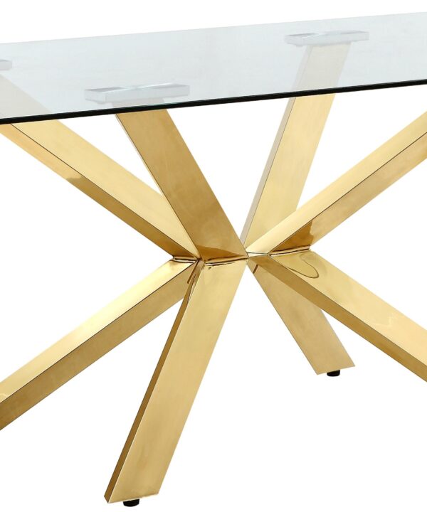 Capri Gold Dining Table - Luxe Home Furnishings (Jersey City, NJ)