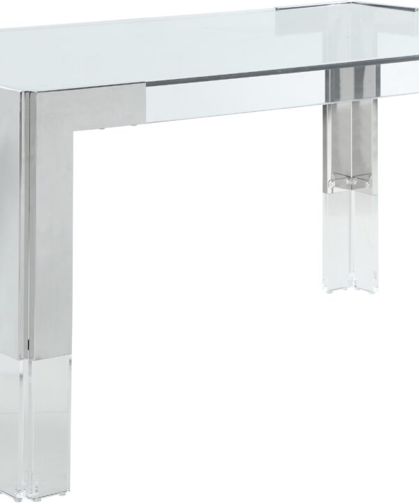 Casper Rich Chrome Dining Table - Luxe Home Furnishings (Jersey City, NJ)