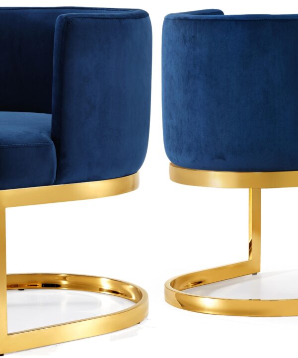 Gianna Navy Velvet Dining Chair - Luxe Home Furnishings (Jersey City, NJ)