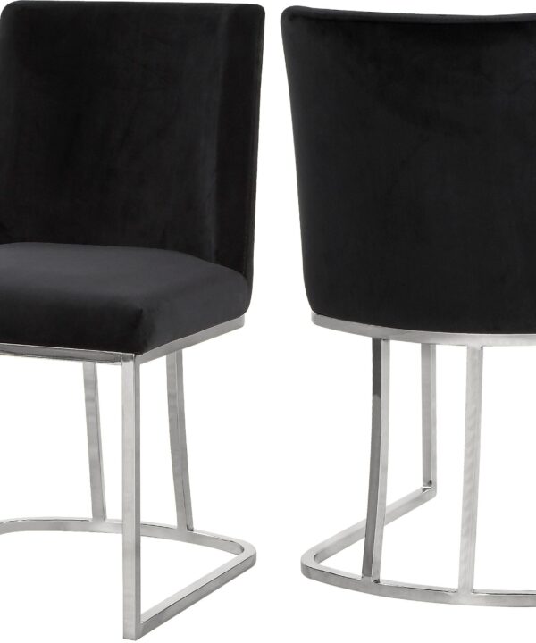 Heidi Black Velvet Dining Chair - Luxe Home Furnishings (Jersey City, NJ)