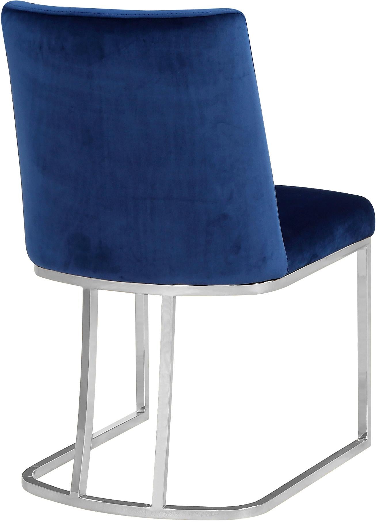 Heidi Navy Velvet Dining Chair - Luxe Home Furnishings (Jersey City, NJ)