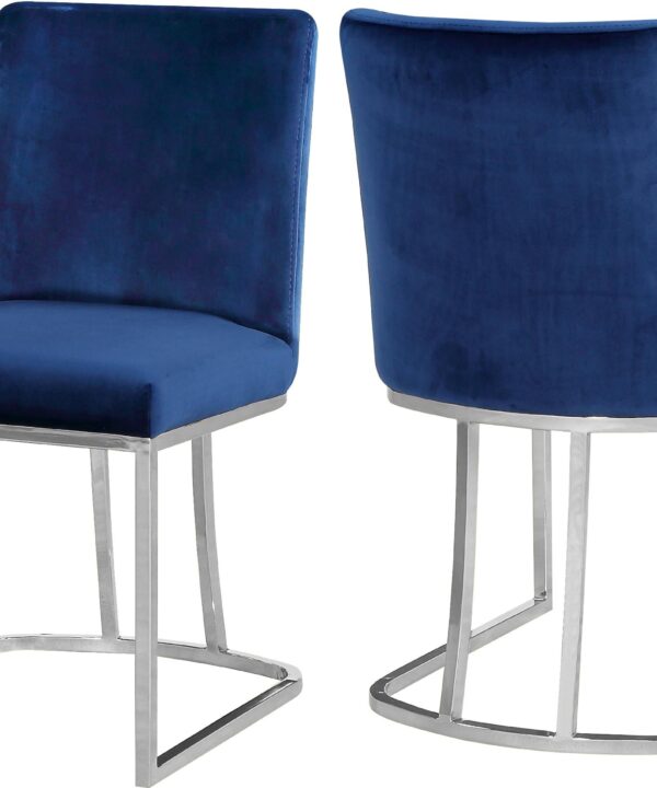 Heidi Navy Velvet Dining Chair - Luxe Home Furnishings (Jersey City, NJ)