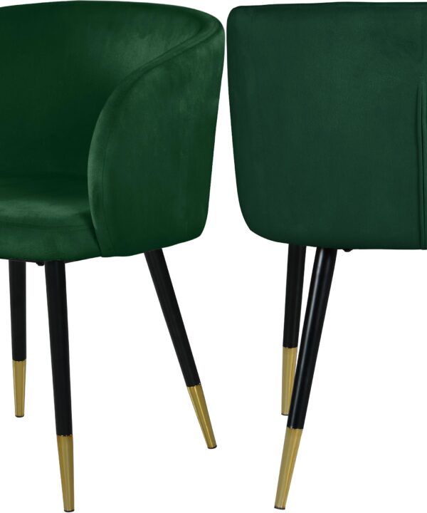 Louise Green Velvet Dining Chair - Luxe Home Furnishings (Jersey City, NJ)