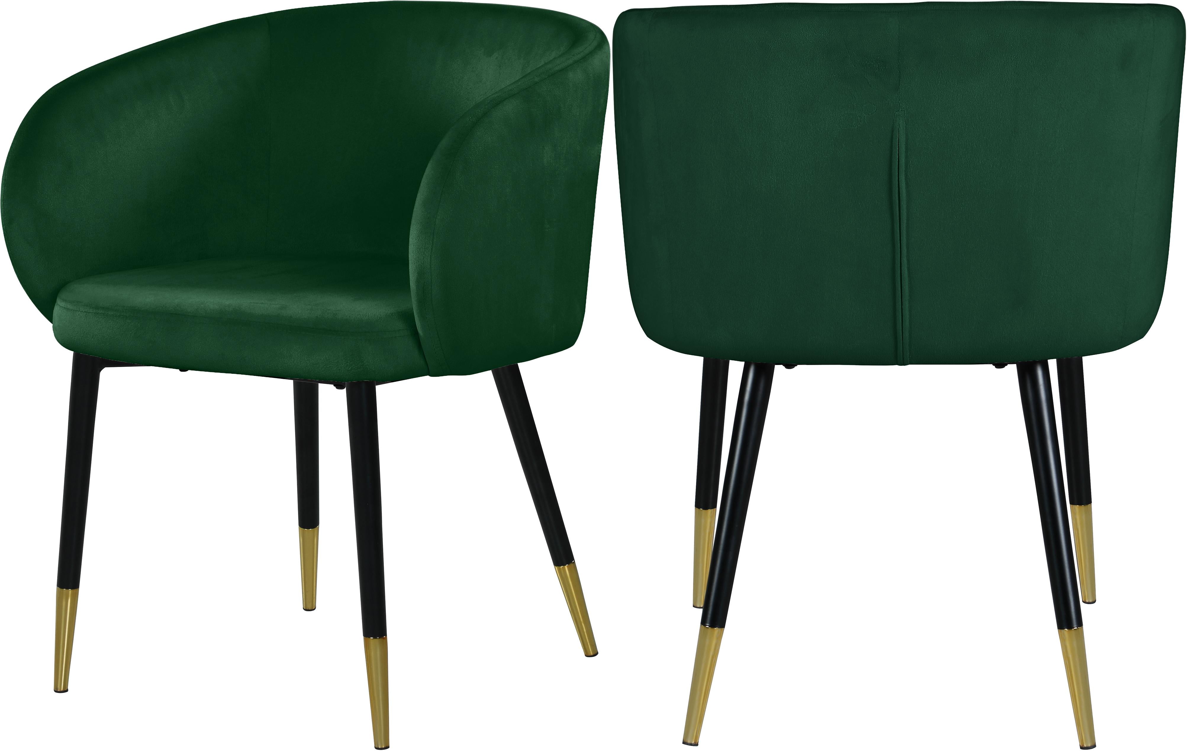 Louise Green Velvet Dining Chair - Luxe Home Furnishings (Jersey City, NJ)