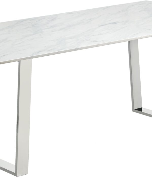 Carlton Chrome Dining Table - Luxe Home Furnishings (Jersey City, NJ)