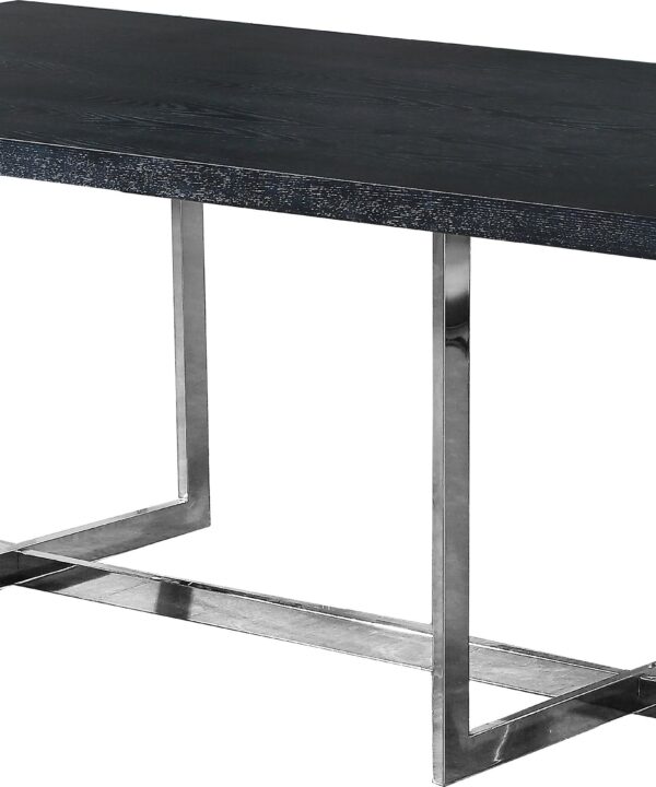 Elle Chrome Dining Table - Luxe Home Furnishings (Jersey City, NJ)
