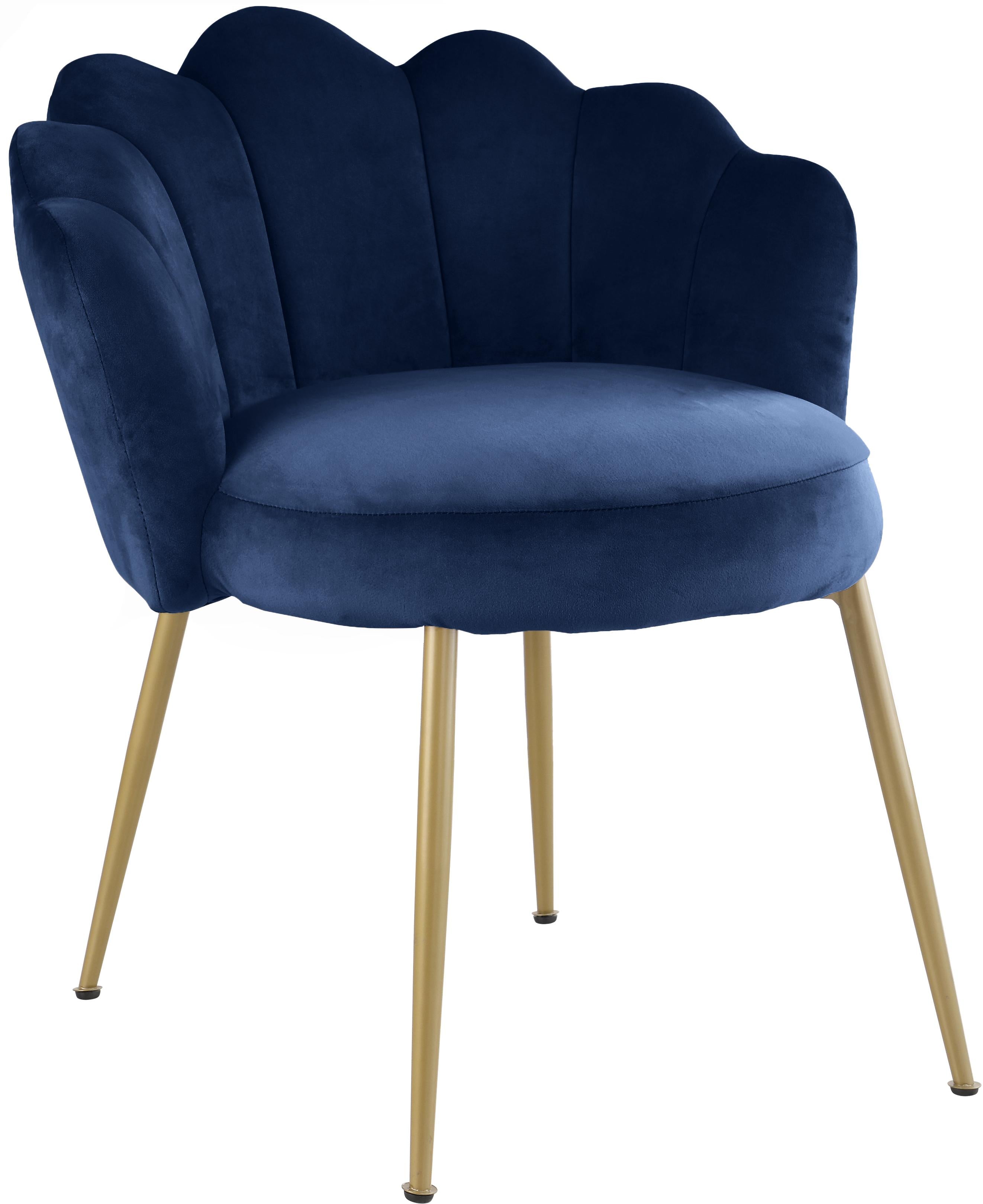 Claire Navy Velvet Dining Chair - Luxe Home Furnishings (Jersey City, NJ)