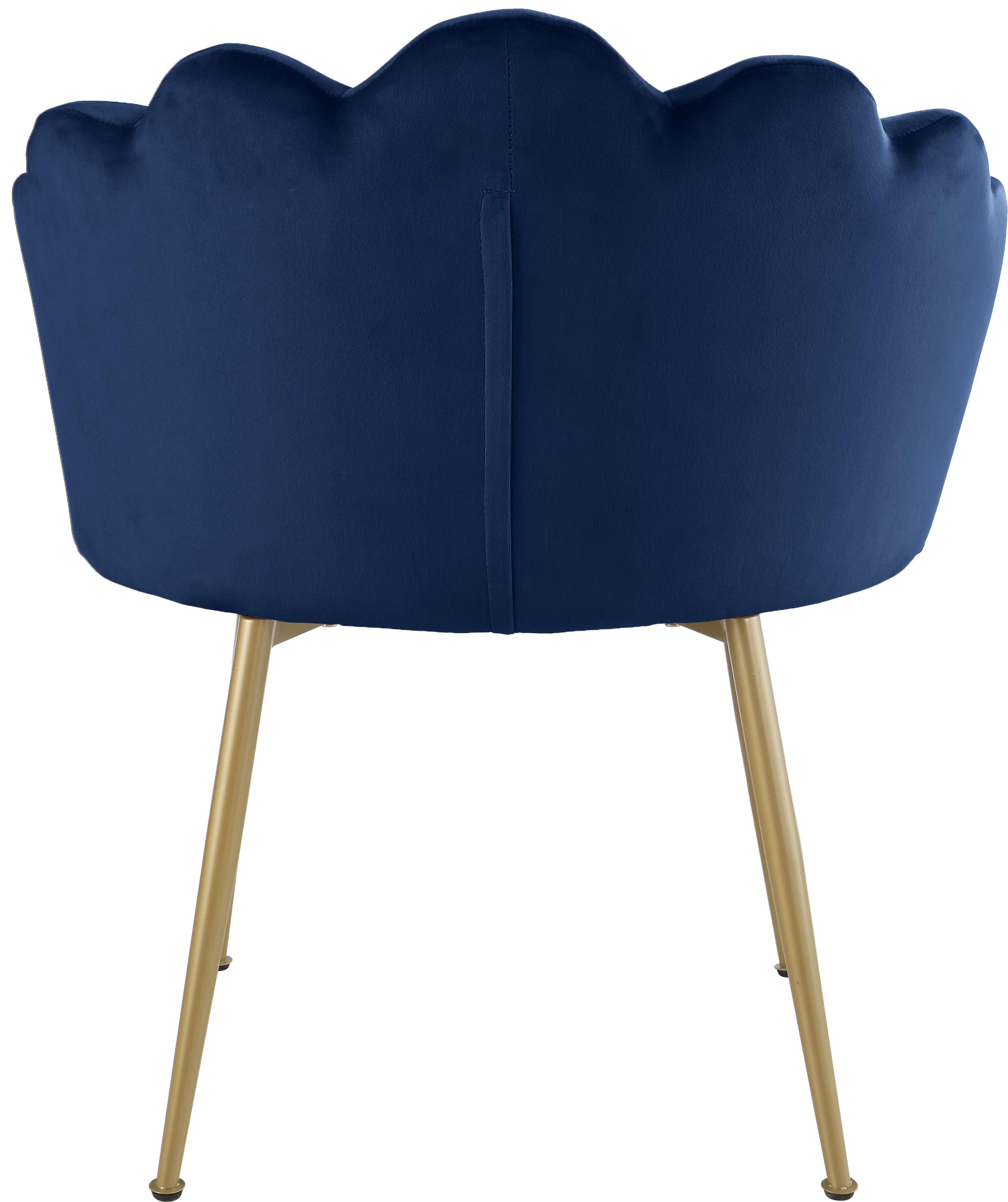 Claire Navy Velvet Dining Chair - Luxe Home Furnishings (Jersey City, NJ)