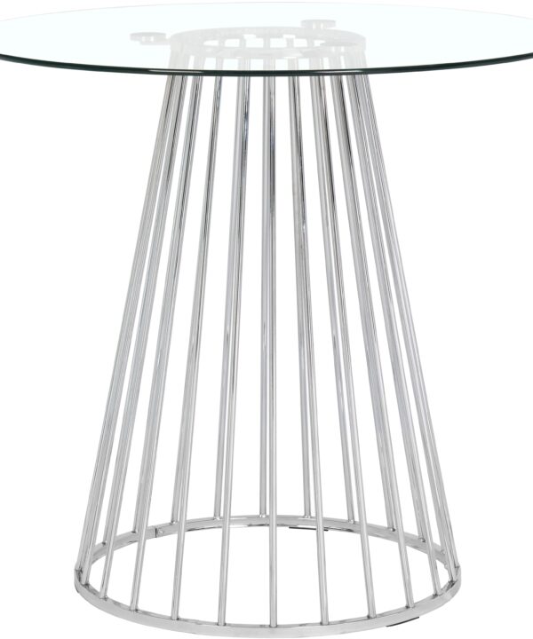 Gio Chrome Counter Height Table