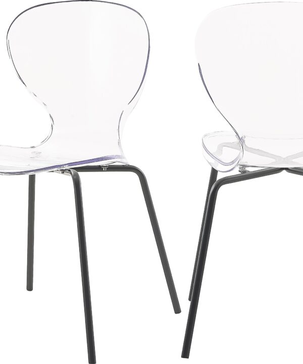 Clarion Matte Black Dining Chair - Luxe Home Furnishings (Jersey City, NJ)