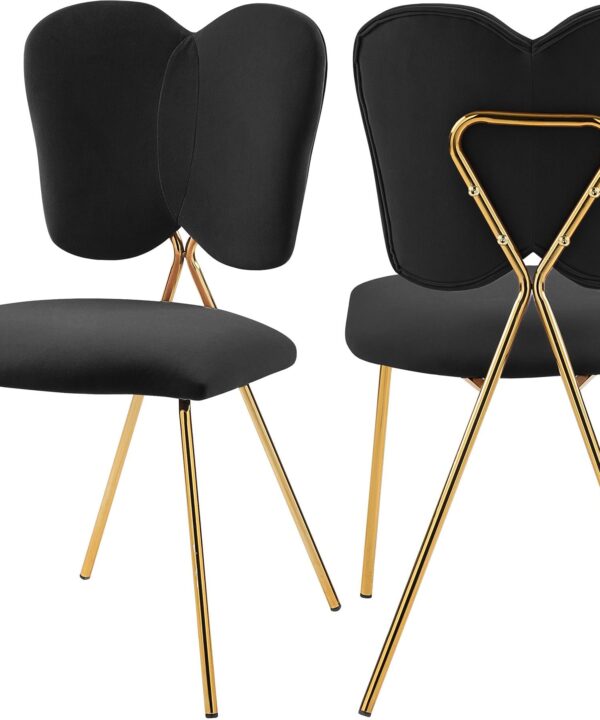 Angel Black Velvet Dining Chair - Luxe Home Furnishings (Jersey City, NJ)