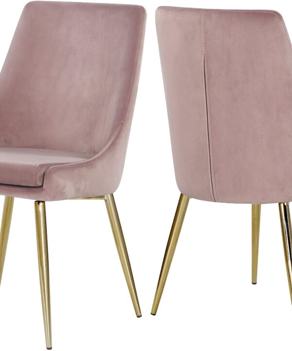 Karina Pink Velvet Dining Chair