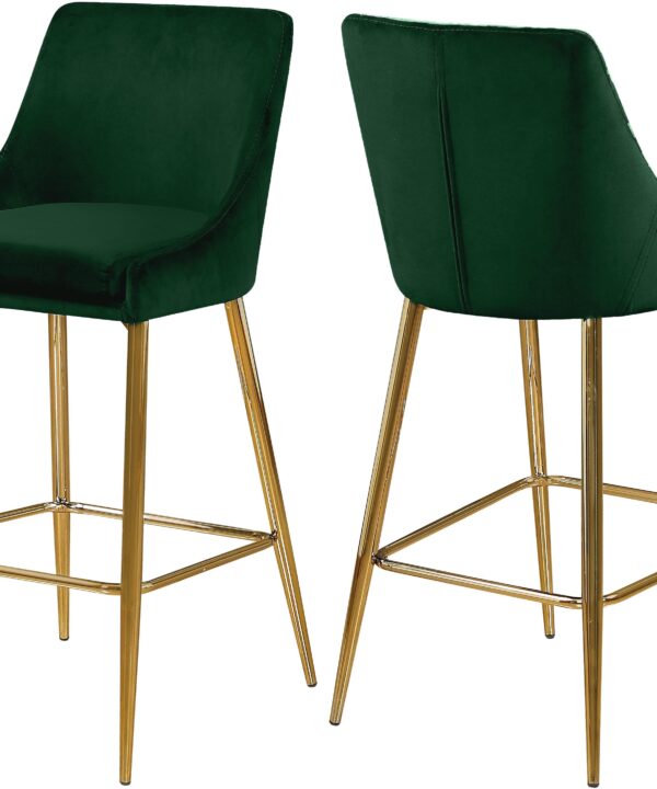 Karina Green Velvet Stool