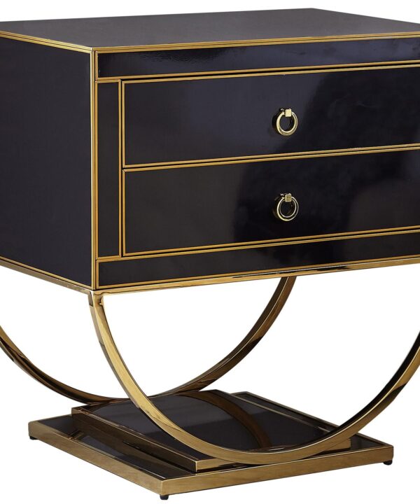 Alyssa Side Table - Luxe Home Furnishings (Jersey City, NJ)