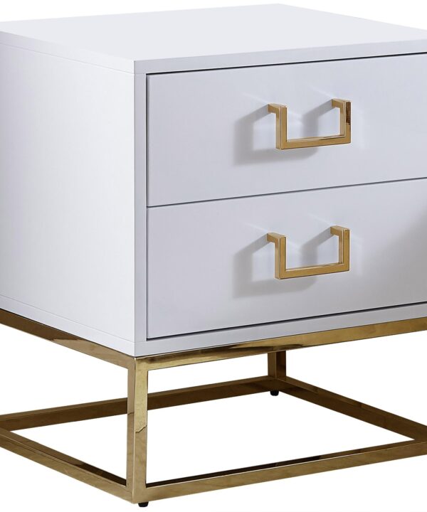 Nova White Side Table
