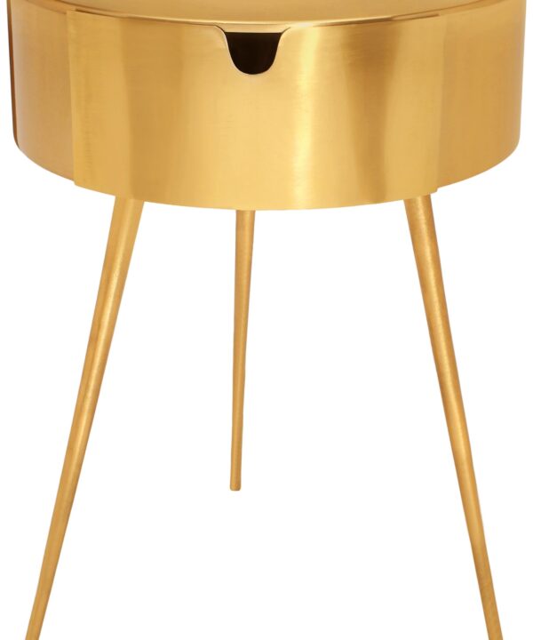 Bali Gold Night Stand - Luxe Home Furnishings (Jersey City, NJ)