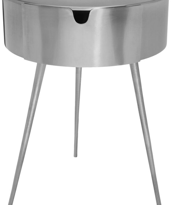 Bali Silver Night Stand - Luxe Home Furnishings (Jersey City, NJ)
