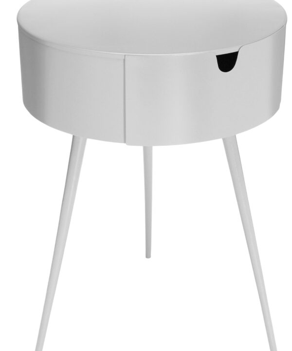Bali White Night Stand - Luxe Home Furnishings (Jersey City, NJ)